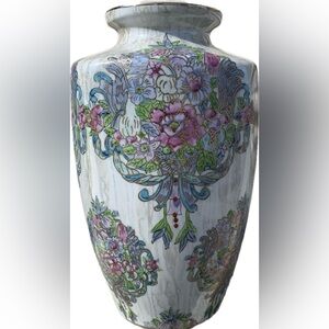 New vintage cloisonné style Chinese vase